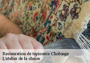 Restauration de tapisserie  cholonge-38220 L'atelier de la chaise
