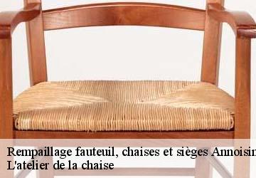Rempaillage fauteuil, chaises et sièges  annoisin-chatelans-38460 L'atelier de la chaise