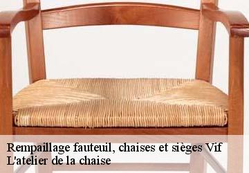 Rempaillage fauteuil, chaises et sièges  vif-38450 L'atelier de la chaise