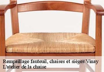 Rempaillage fauteuil, chaises et sièges  vinay-38470 L'atelier de la chaise