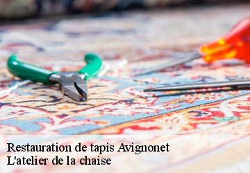 Restauration de tapis  avignonet-38650 L'atelier de la chaise