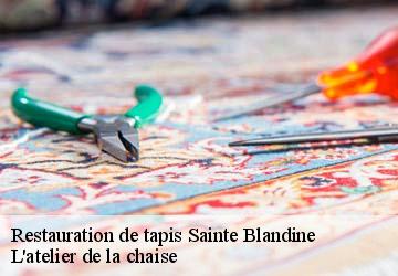 Restauration de tapis  sainte-blandine-38110 L'atelier de la chaise
